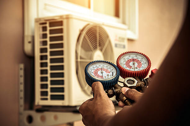Professional Ductwork Repair technician working in Balsam Lake, WI